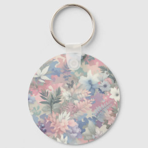 Chaveiro Floral/Tropical primavera/Páscoa pastel