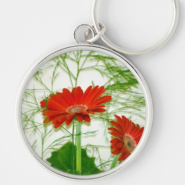 Chaveiro Floral Vermelho (Frente)