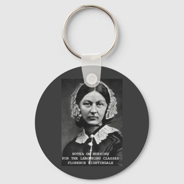 Chaveiro Florence Nightingale: Notas sobre Enfermagem (Frente)