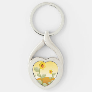 CHAVEIRO FLORES AMARELAS