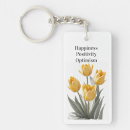 Chaveiro Flores Amarelas De Tulipas