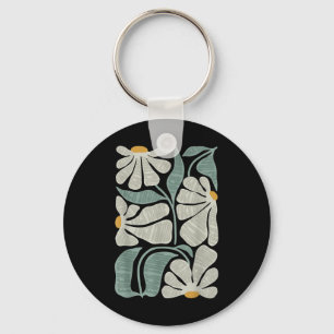 Chaveiro Flores Boho Sutis Anti Trump, Voto Kamala Harris