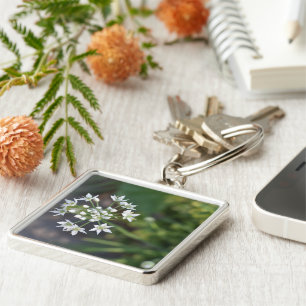 Chaveiro Flores Brancas Delicam Foto Floral Flor