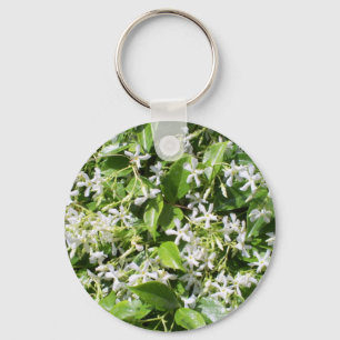 Chaveiro Flores brancas do jasmim