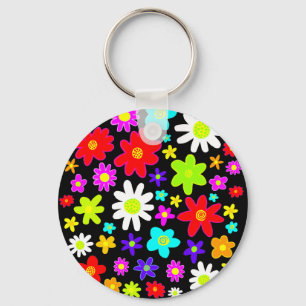Chaveiro Flores coloridas