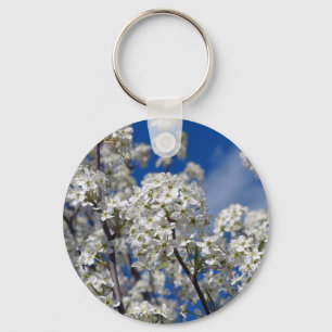Chaveiro Flores da pera de Bradford