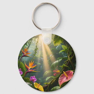 Chaveiro Flores da Selva Tropical