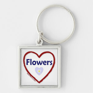 Chaveiro Flores de Amor