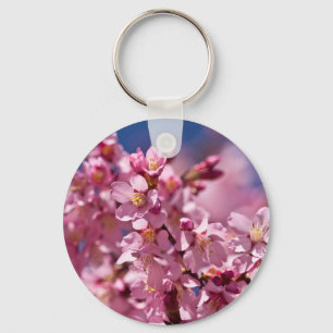Chaveiro Flores de Cerejeira Sakura Beijadas pela Luz do So
