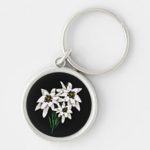 Chaveiro Flores de Edelweiss