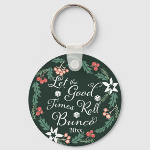 Chaveiro Flores de gelo de Natal Bunco