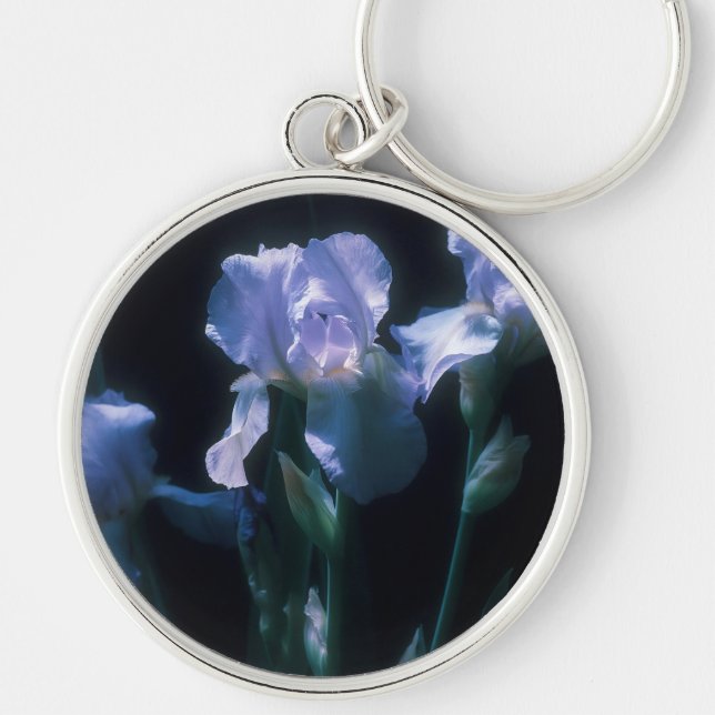 Chaveiro Flores de Íris ao Crepúsculo (Frente)