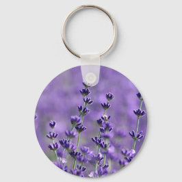 Chaveiro Flores de Lavanda roxas Florais