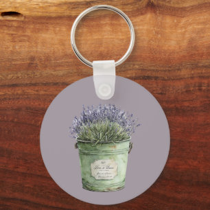 Chaveiro Flores de Lavanda Sonho