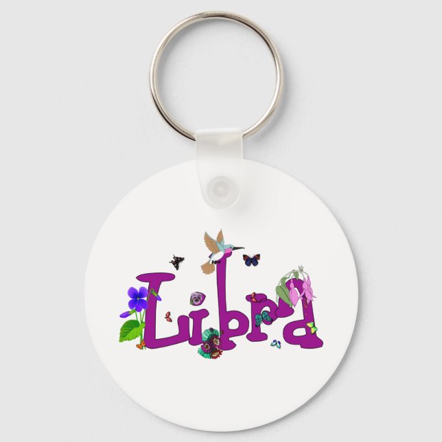 Chaveiro Flores de Libra (Frente)