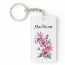 Flores de Lily Orientais Rosa Personalizadas