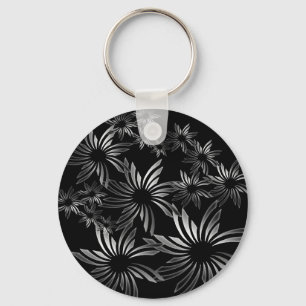 Chaveiro Flores de prata