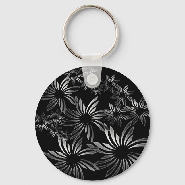 Chaveiro Flores de Prata (Frente)