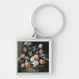 Chaveiro Flores em uma cesta, 1650-56