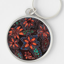 Chaveiro Flores Henna