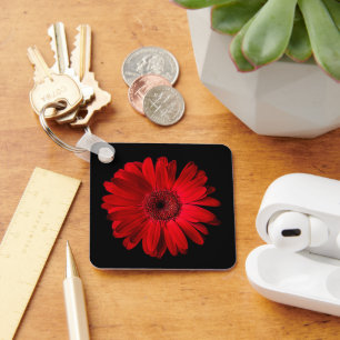 Chaveiro Flores Red Gerbera Daisy
