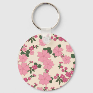 Chaveiro Flores Rosa, Gota Bonito Menina