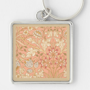 Chaveiro Flores Rosa Pastel