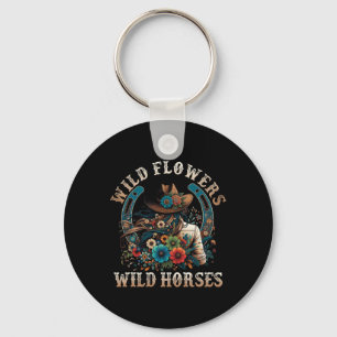 Chaveiro Flores Selvagens de Cowgirl dos Sundes Meridionais