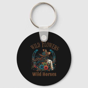 Chaveiro Flores Selvagens de Cowgirl dos Sundes Meridionais