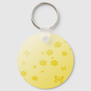 Chaveiro Flores Sunshine em Borboletas
