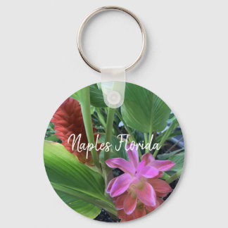 Chaveiro Flores Tropicais Naples Flórida