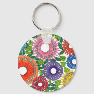 Chaveiro flores warli