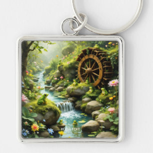 Chaveiro Floresta de Sapo Fantasy Cute
