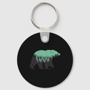 Chaveiro Floresta de Ursos Natureza Grizzly Caminhada Caça