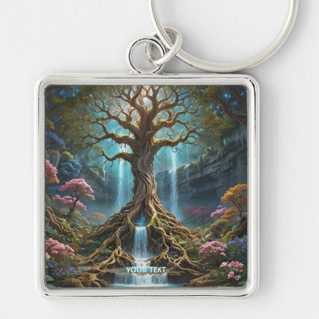 Chaveiro Floresta em Cerrado de Árvore Fantasy (Frente)