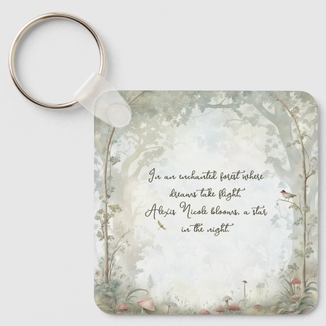 Chaveiro Floresta Encantada Eetal (Frente)