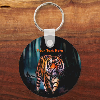 Chaveiro Floresta Escura Brilhante Tiger