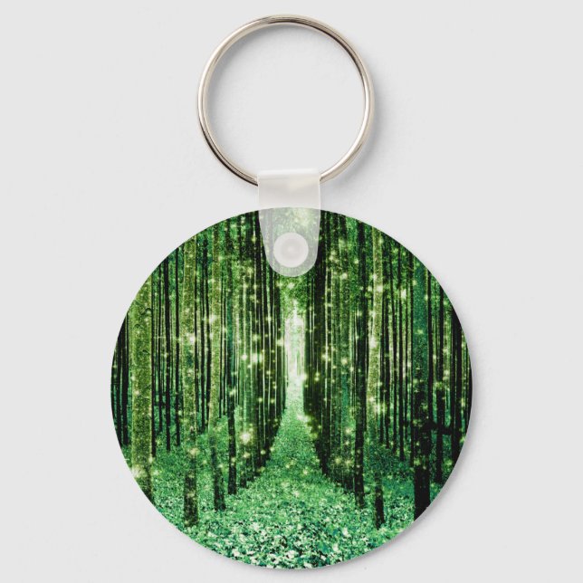 Chaveiro Floresta Mágica Verde Mistério (Frente)