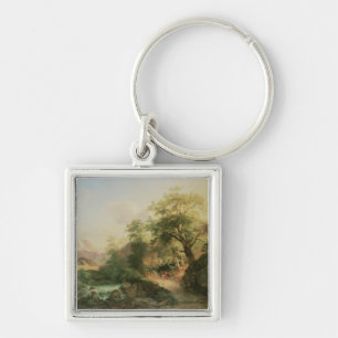 Chaveiro Floresta perto de Viena, 1852 (óleo em canvas)