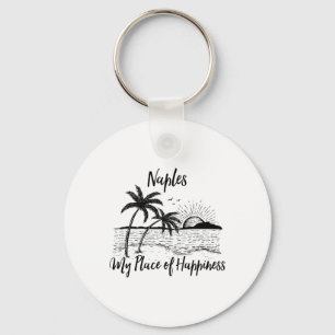 Chaveiro Florida Beach, Meu Local De Felicidade - Nápoles