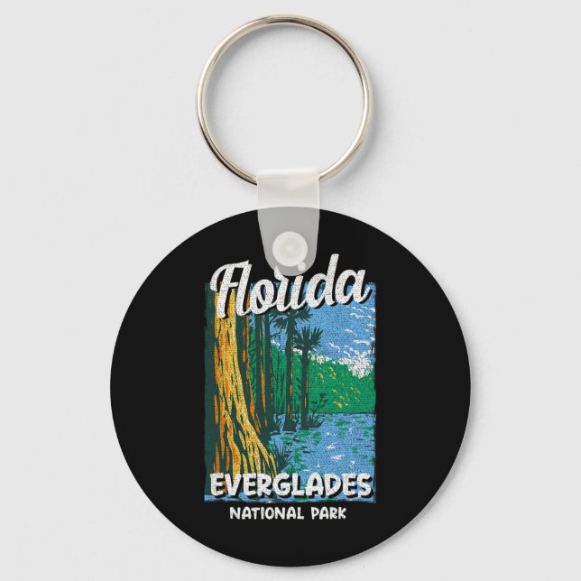 Chaveiro Flórida Fl Miami Summer Vibes Beach Sunshine State (Frente)