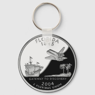 Chaveiro Florida State Faux Quarter