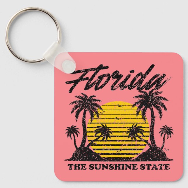 Chaveiro Florida The Sunshine State (Frente)