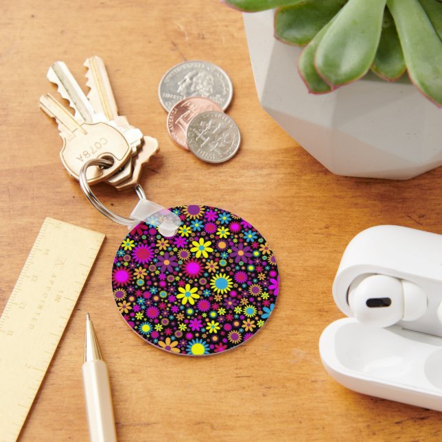 Chaveiro Flower Power (Mesa)
