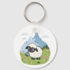 Chaveiro Fluffiest Lawn Mower – Adorable Blacknose Sheep