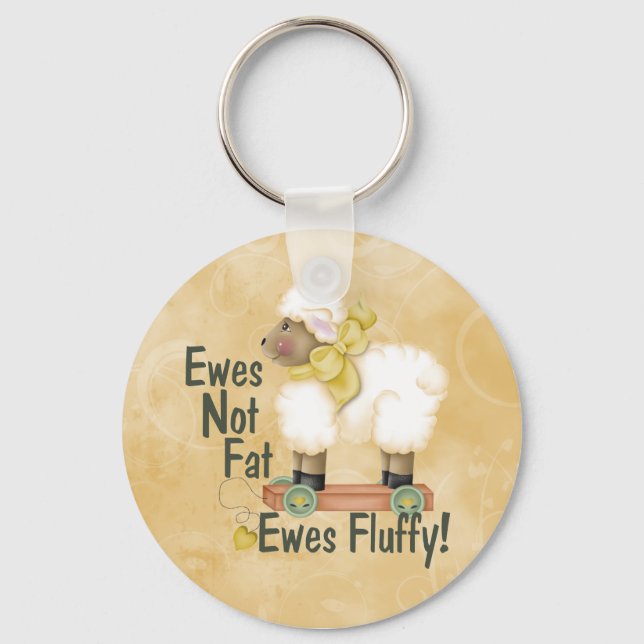 Chaveiro Fluffy Ewes (Frente)