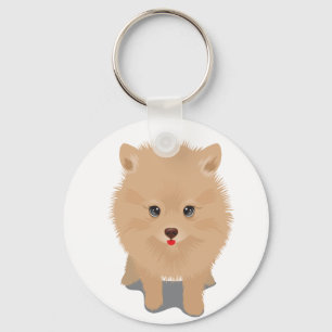 Chaveiro Fluffy Pomeranian