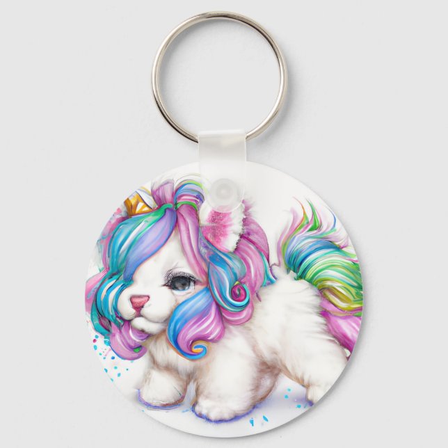 Chaveiro Fluffy Unicorn Puppy (Frente)