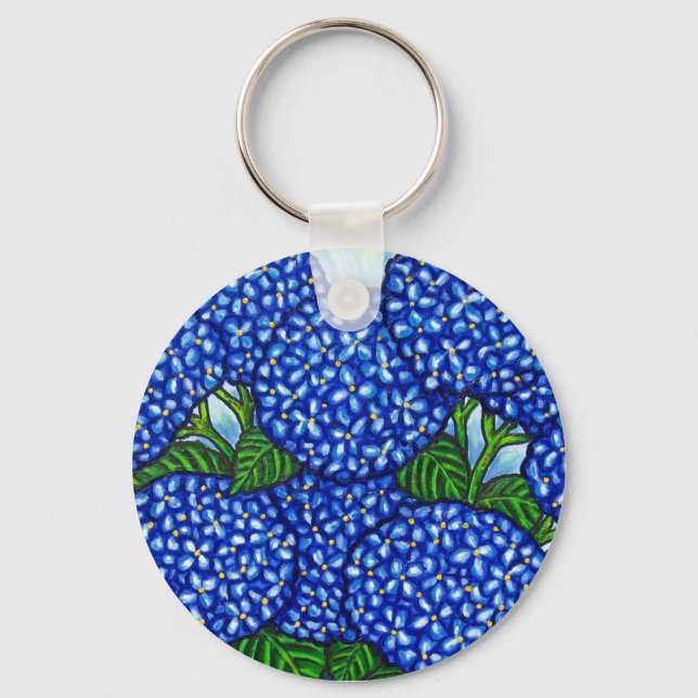 Chaveiro Fluky Floral Hydrangea Key Chain (Frente)