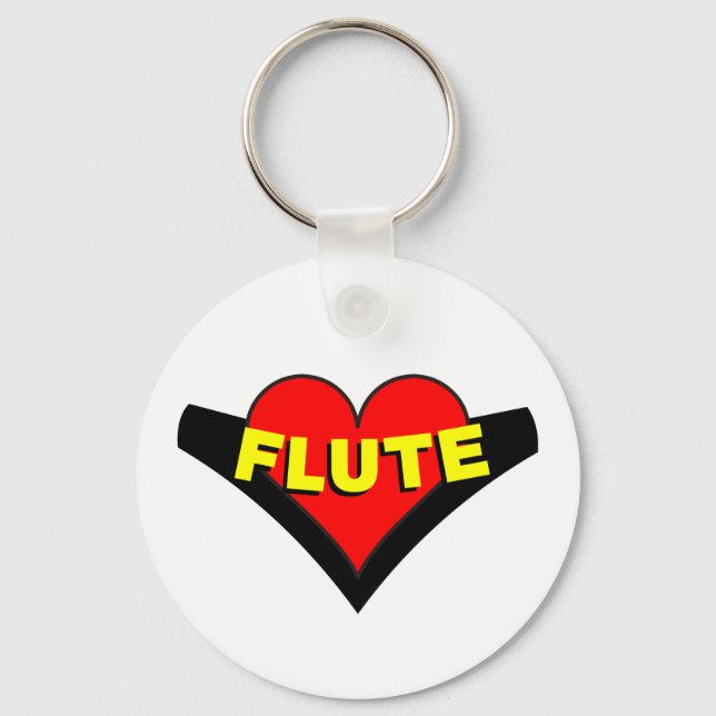 Chaveiro Flute Over Heart (Frente)